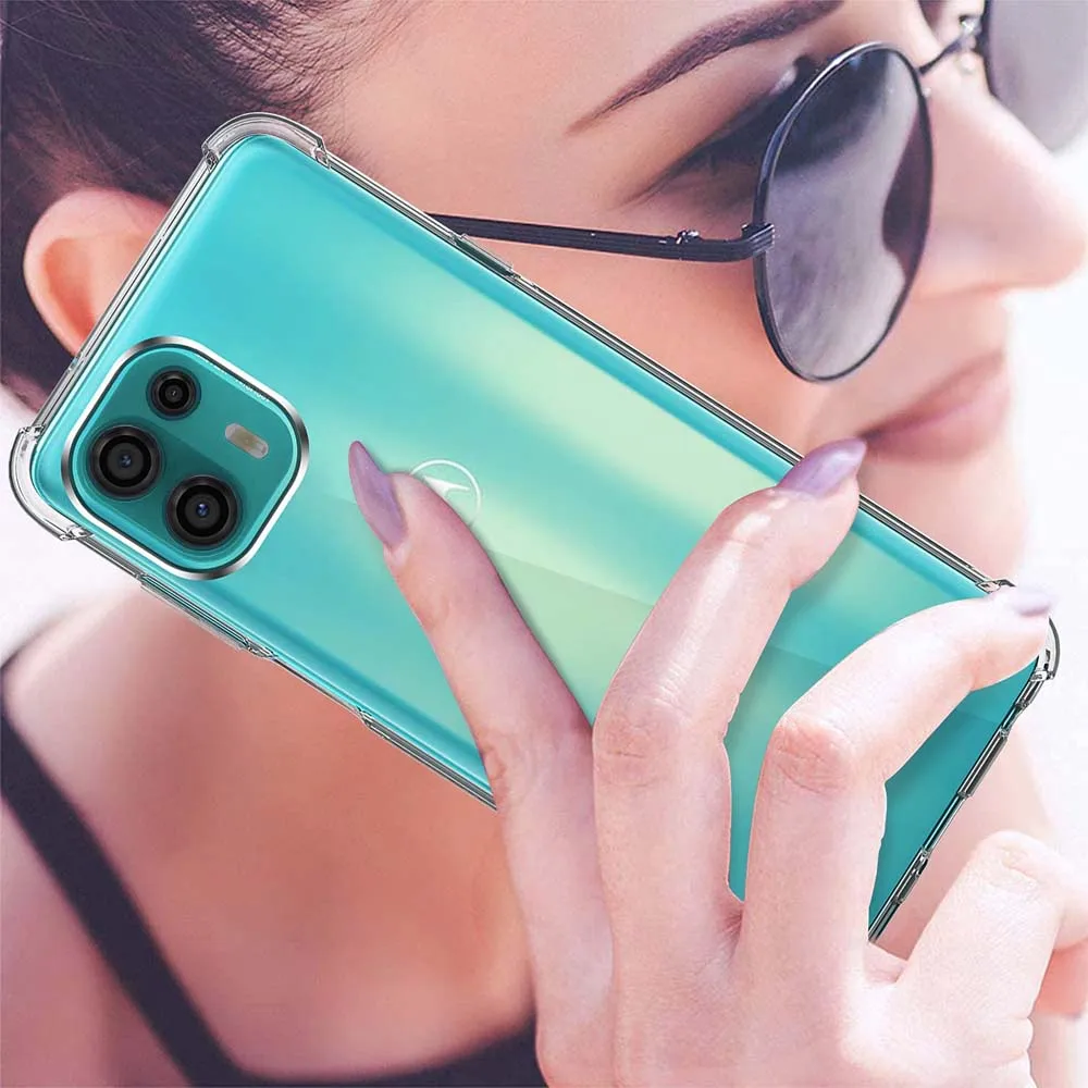 Funda transparente con bolsa de aire de 1,5 MM de espesor para Motorola Moto Edge 30 Pro UITRA Fusion Edge 40 Neo 5G, funda de teléfono de silicona suave a prueba de golpes - imagen 4