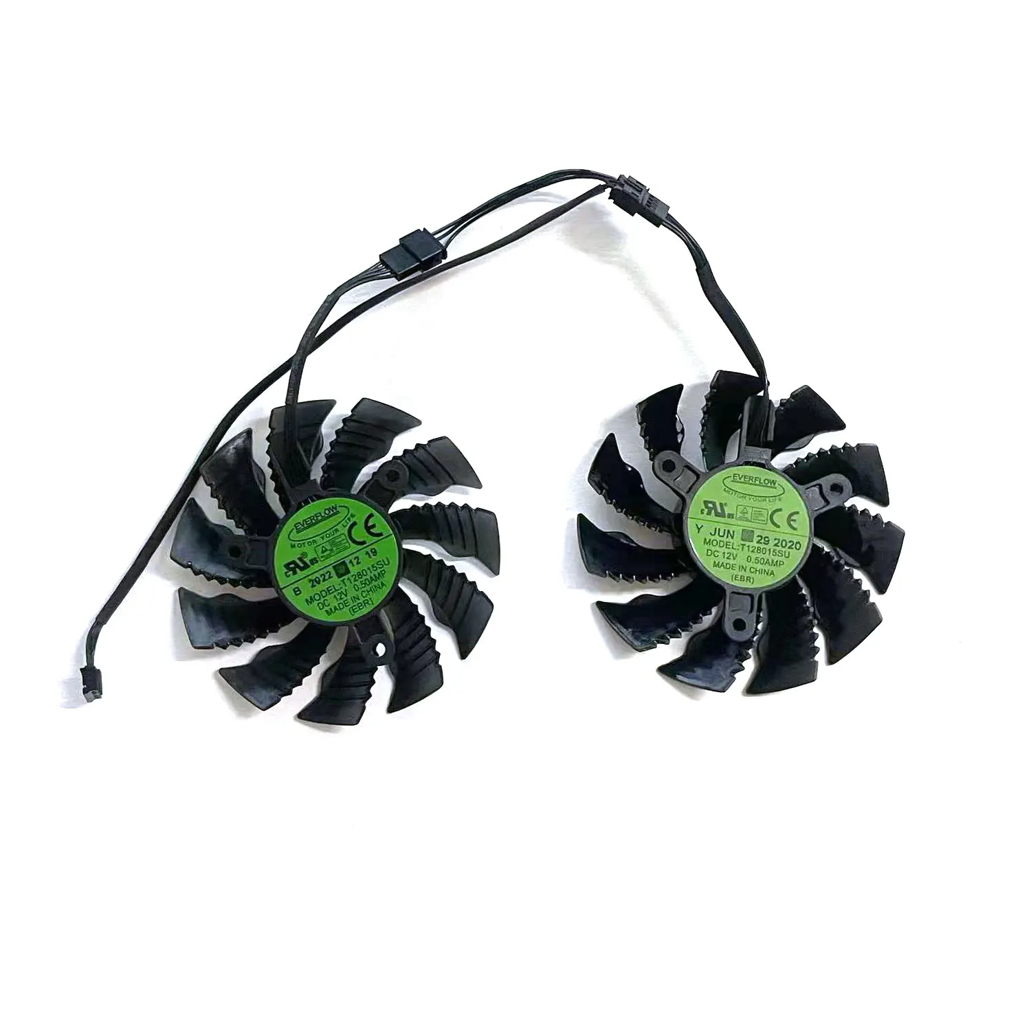 Ventilador de GPU para Gigabyte GeForce, tarjeta gráfica de 85MM, 4 pines, T128015SU, T129215SU, 4 pines, GTX 950, 960, 960, 950, GTX 390, R9 380 - imagen 4