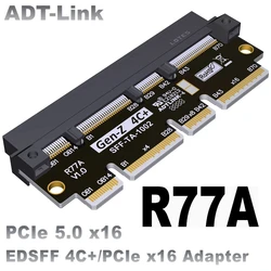 Adaptador PCIe a EDSFF – tarjeta de expansión para servidor
