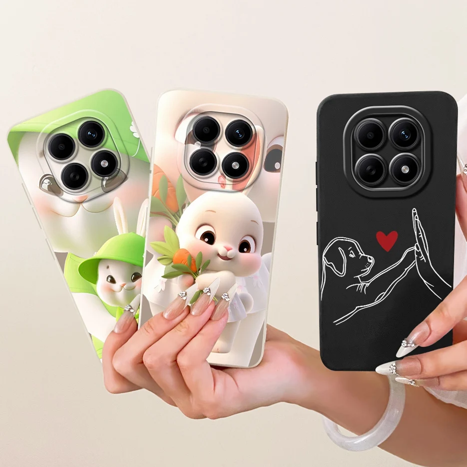 Para Xiaomi Redmi Note 15 Pro Plus 5G funda bonita de dibujos animados de conejo funda de teléfono suave de TPU para Redmi Note 15 Note15 Pro + 5G Fundas