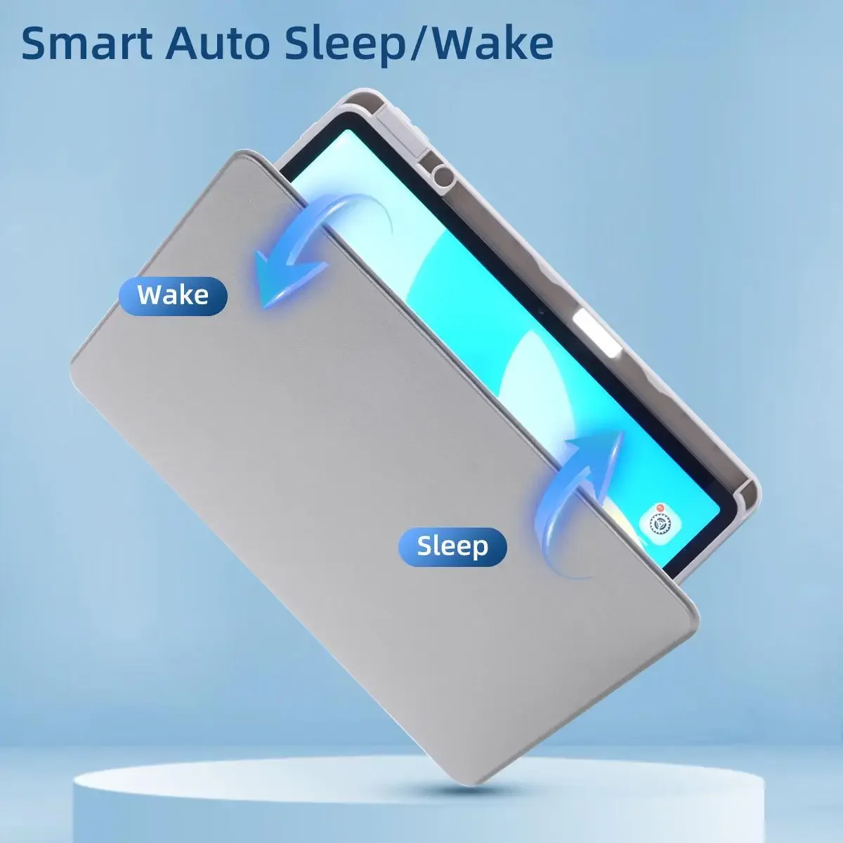 Para Huawei MatePad Funda de 11,5 pulgadas 360 ° Estuche acrílico giratorio para tableta HUAWEI HONOR X9 Pad con portalápices - imagen 3