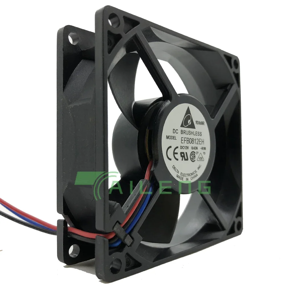 Para Delta EFB0812EH-F00 8025 8CM 80mm 12V 0.42A ventilador de refrigeración 80*80*25mm - imagen 2