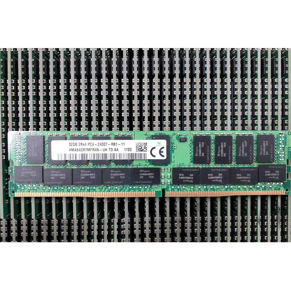 1 Uds RAM 32GB 32G 2Rx4 DDR4 PC4-2400T ECC memoria de servidor HMA84GR7MFR4N-UH - imagen 4