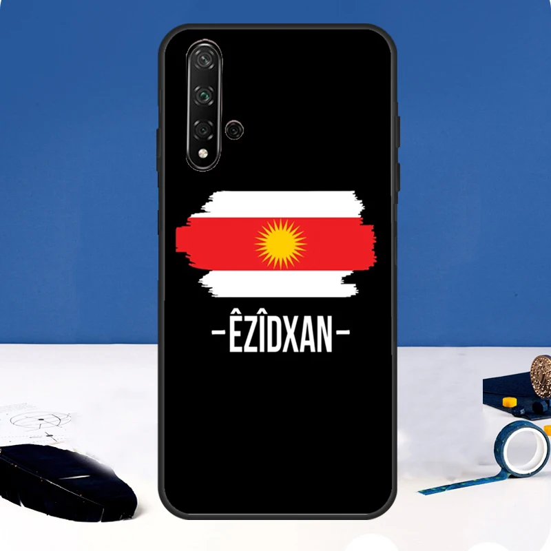Funda con bandera de Yazidis para Huawei Nova 9 10 SE 3i 7i 8i 11i 12i Y60 Y61 Y70 Y72 Y73 Y90 Y91 P20 P30 P40 Lite - imagen 4