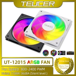 TEUCER UT-12015 Ventilador ARGB FDB ultradelgado silencioso para PC