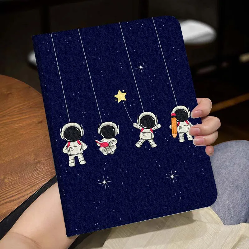 Funda artística de dibujos animados de astronauta para Huawei Honor Tab Magic Pad GT 6 X9 X8A X8 V8 V7 9 8 2 3 13,3 10 Pro pulgadas - imagen 3