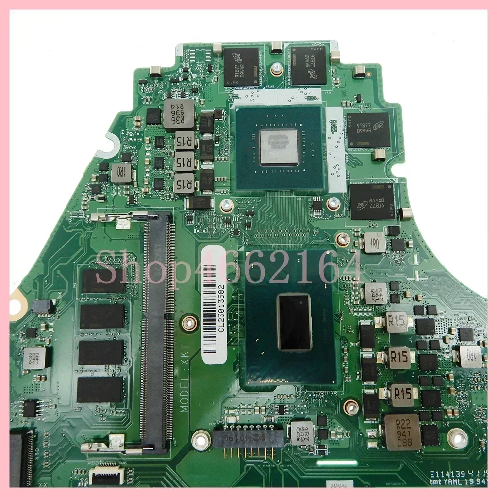 DA0XKTMB8C0 i5 i7-8th Gen CPU GTX1050 GPU placa base para For Asus X571GT R571G F571GT A571GT X571GT VX60G X571GD placa base para ordenador portátil - imagen 3