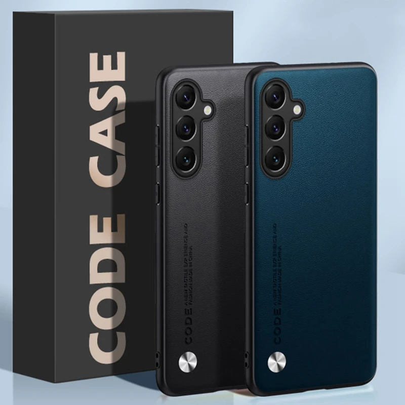 Funda de cuero PU para Samsung Galaxy A34, funda trasera de silicona a prueba de golpes, funda de teléfono de protección completa para Samsung A34 5G - imagen 2