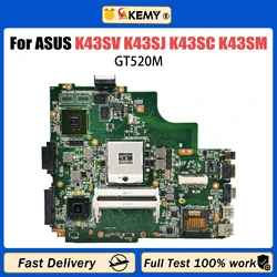 Placa base AKEMY K43SV para portátil ASUS con GT520M