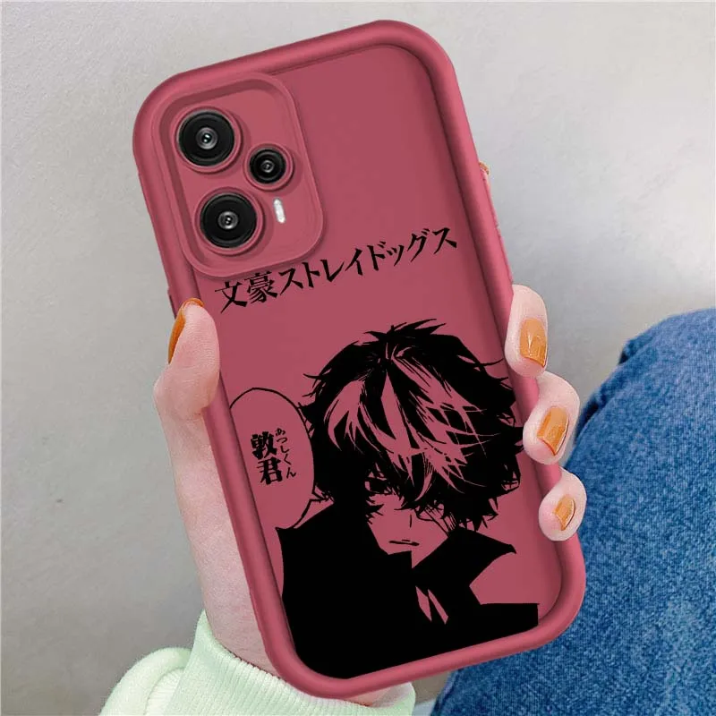 Anime Bungo Stray Dogs para Xiaomi Poco X3 X4 X5 X6 X7 C65 C75 M4 M5 M5S F6 F4 F5 Pro GT NFC Eye Ladder funda de teléfono - imagen 5