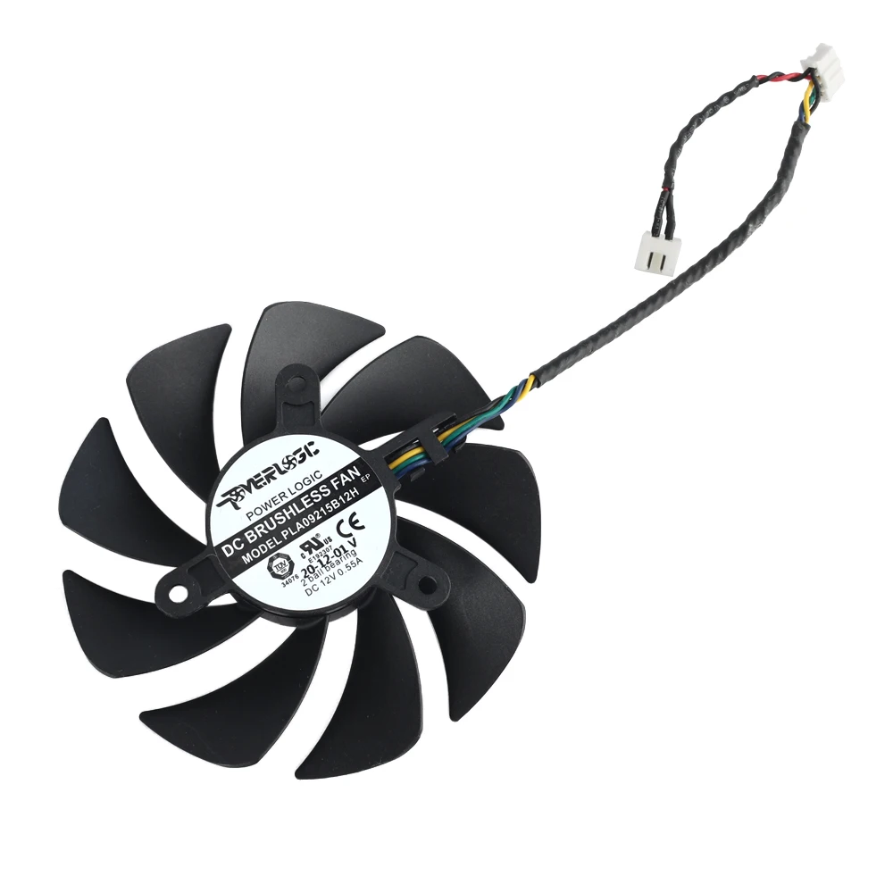 87MM PLA09215B12H rodamiento de bolas RTX3070 RTX3080 RTX3090 ventilador de tarjeta de vídeo para Dell RTX 3070 3080 3090 ventilador de refrigeración de tarjeta gráfica - imagen 5