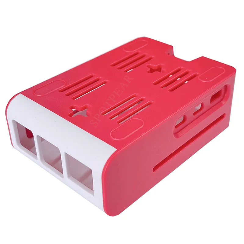 Caja de refrigeración Raspberry Pi 5 roja y blanca para enfriador activo oficial - imagen 5