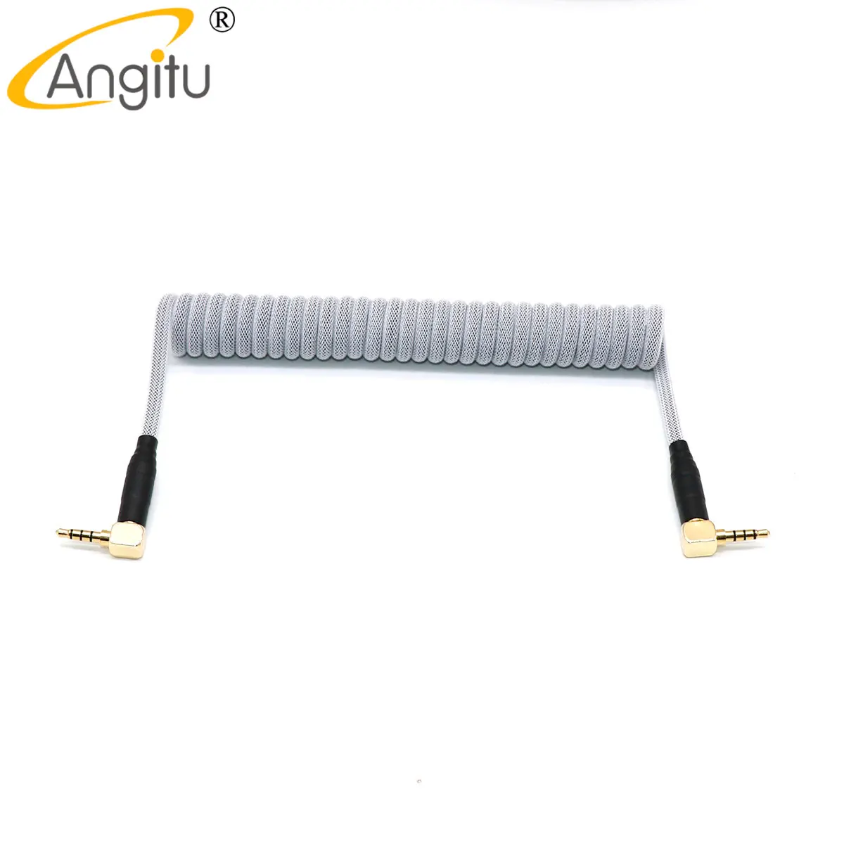 Angitu Sofle-teclado en espiral TRRS, Cables de Audio divididos hechos a mano, Color personalizado - imagen 2