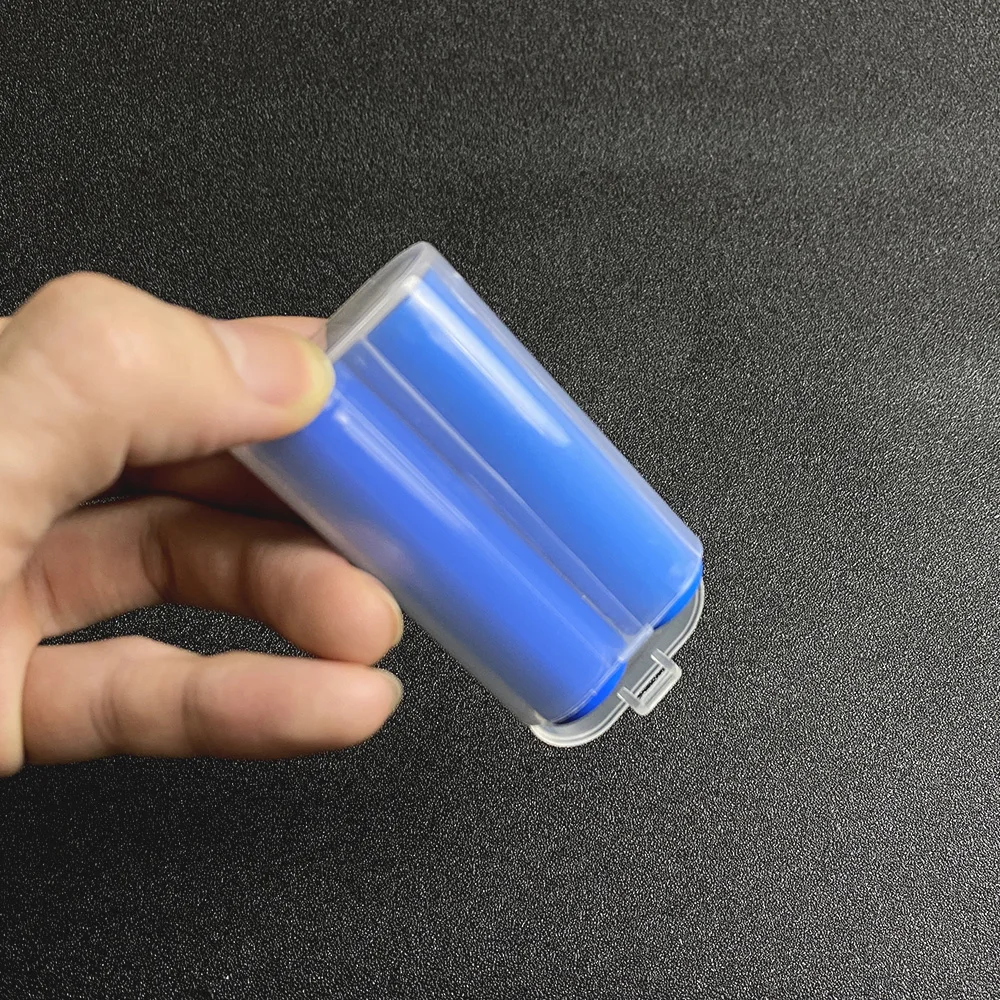 Caja de almacenamiento de batería 18650, soporte duro, caja de energía de batería recargable, caja de batería 18650, ranura 1/2 - imagen 5