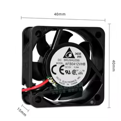 for delta AFB0412VHB 4015 4CM 12V 0.24A fan dual ball wind capacity