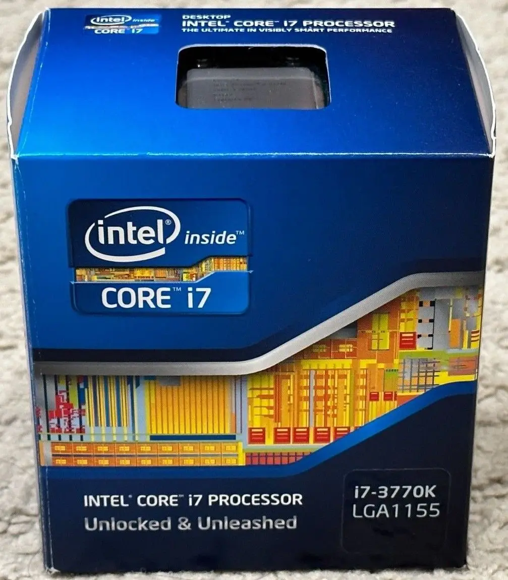 Procesador Intel Core i7-3770K CPU Quad-Core 3,5 GHz 8M SR0PL 5 GT/s LGA1155, nuevo, en caja - imagen 2