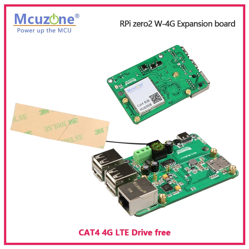 RPi0 a 4B, placa de expansión Raspberry Pi zero-4G, RS485 ISO, USB, zero2 W a RPI 4B, 4G LTE CAT4, sin controlador - imagen 2