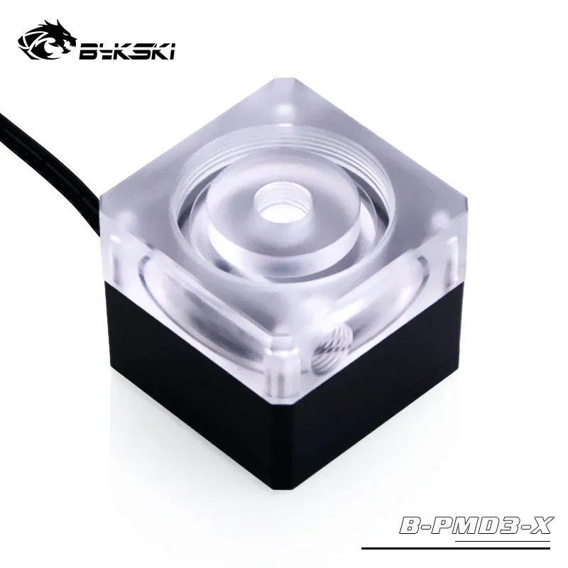 Bomba Bykski B-PMD3-X DDC DC12V elevación máxima de flujo 6 metros 700L/H soporte de radiador depósito combinado/Control de velocidad PWM - imagen 2
