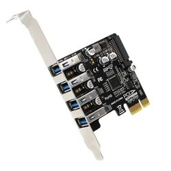 Tarjeta de expansión PCIe de 4 puertos a 5 Gbps