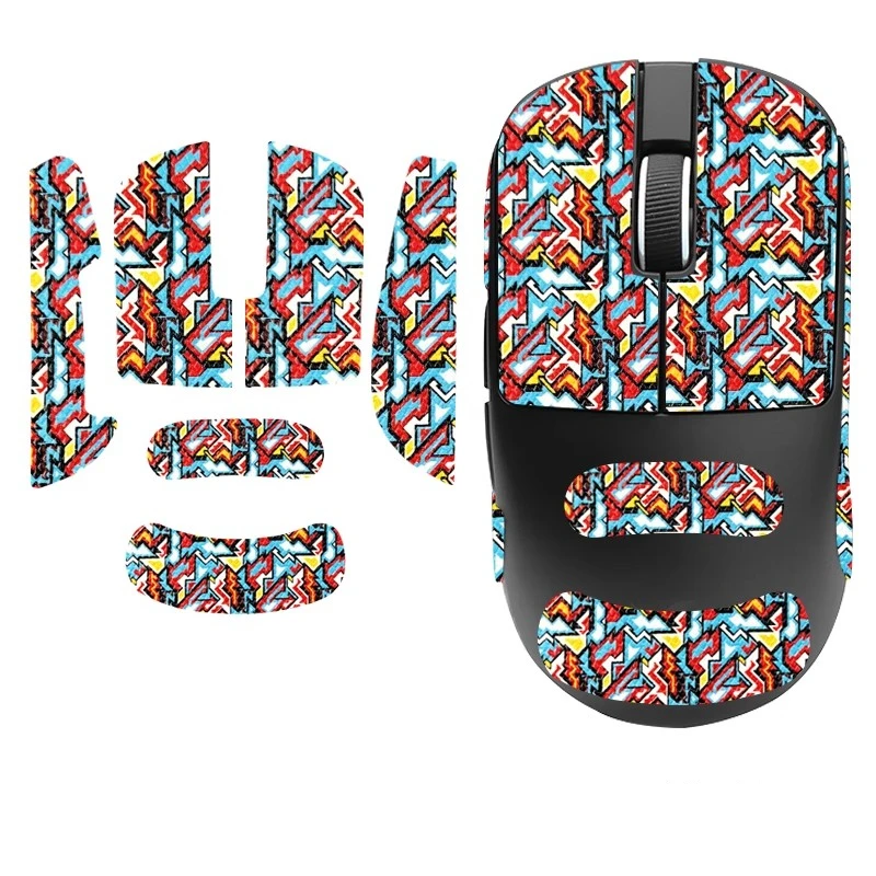 1 Juego de pegatinas antideslizantes para ratón para MCHOSE L7 / L7 PRO, pegatinas de cinta antisudor Ultra antideslizantes - imagen 2