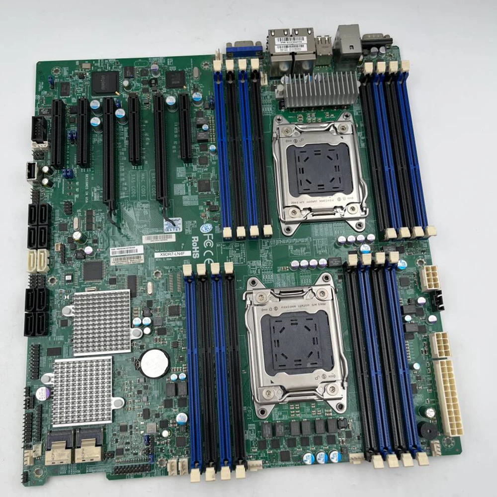 Para placa base de servidor Supermicro LGA2011 E5-2600 familia C602 ECC DDR3 PCI-E3.0 SATA3 SAS2 IPMI2.0 USB2.0 X9DR7-LN4F - imagen 5