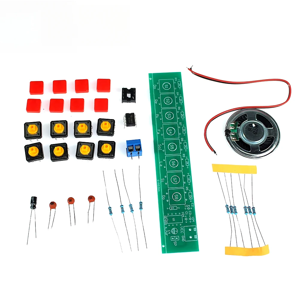 Kit de Piano eléctrico DIY NE555, módulo de órgano electrónico DIY, Kits de aprendizaje de práctica de soldadura electrónica - imagen 2