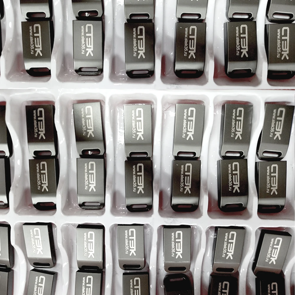 Unidad Flash USB 2,0 de Metal, 10/30/50 Uds., 2GB, 4GB, 32GB, 16GB, 128GB, unidad de bolígrafo de 64GB, memoria de regalo creativa personalizada, Mini disco U de 8GB - imagen 5