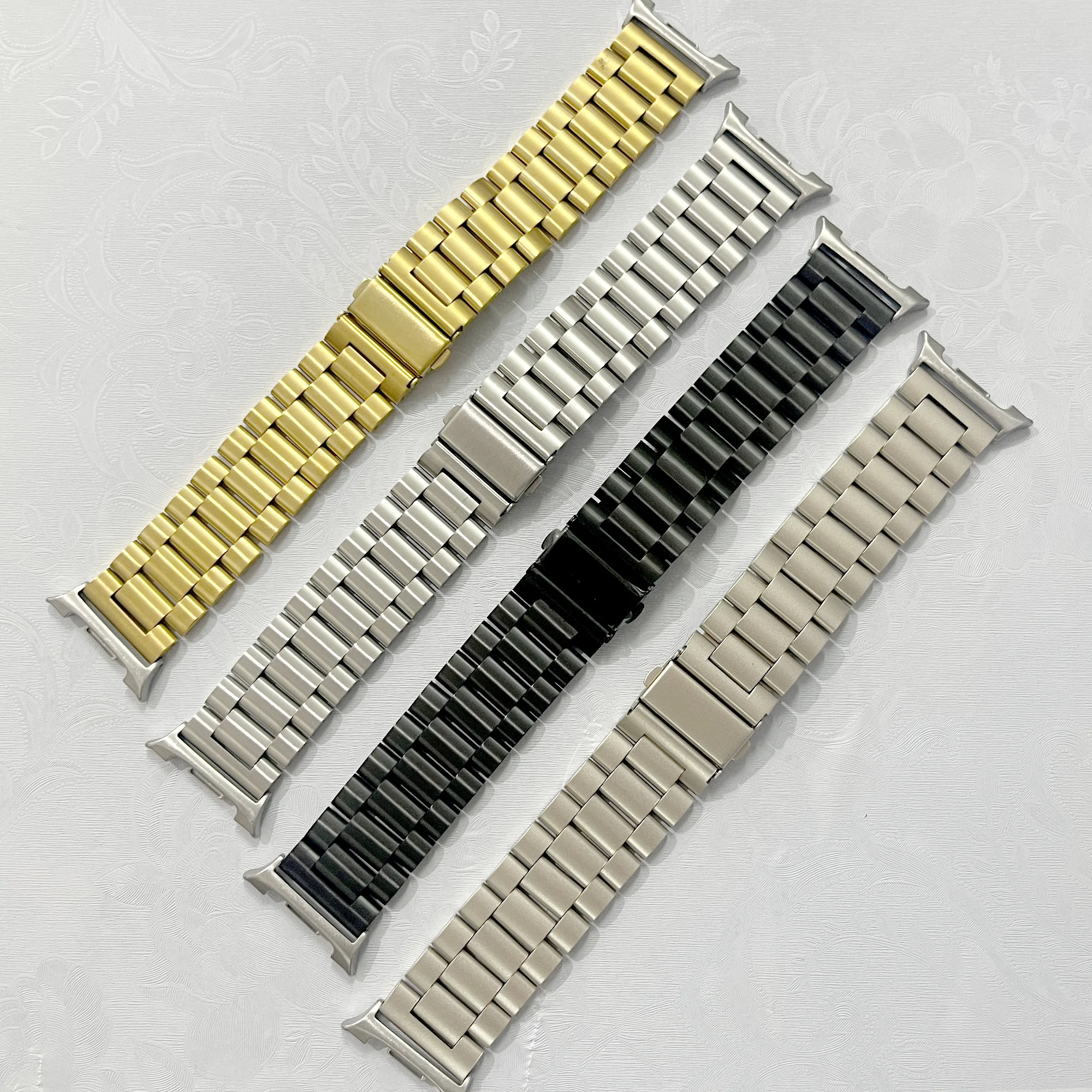 Correa de acero inoxidable para Samsung Galaxy Watch 8, Correa clásica de Metal de 46mm, Correa para Samsung Watch 8, 40mm y 44mm