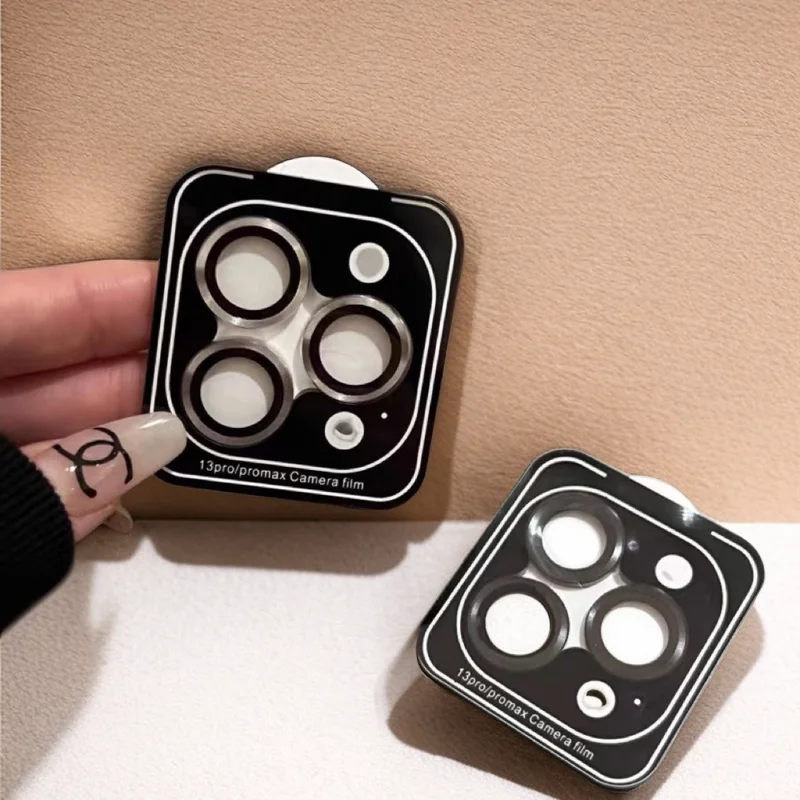 Cubierta protectora de lente de cámara de vidrio templado, 2-3 uds., para IPhone 17 16 15 Pro Max 14 Plus 15 Pro, accesorios de protección para teléfono - imagen 5