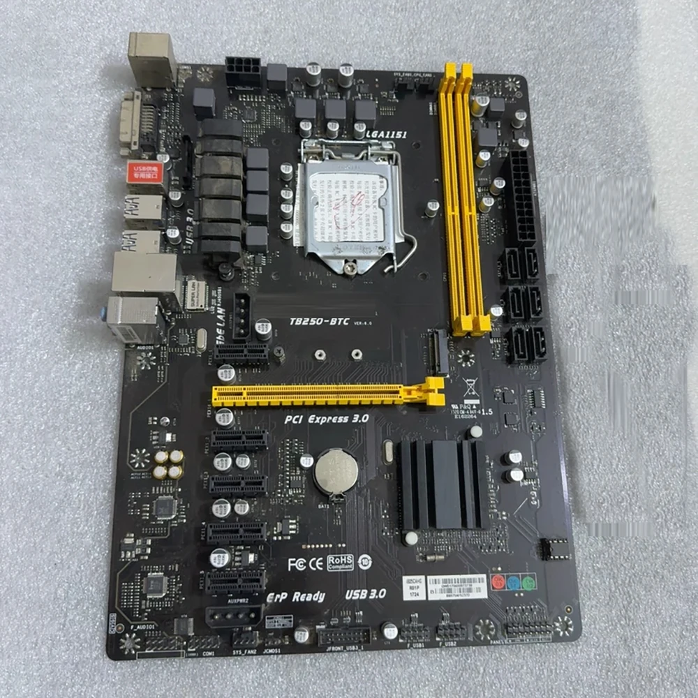 La placa base TB250-BTC LGA1151 DDR4 admite CPU de sexta y 7a generación - imagen 4