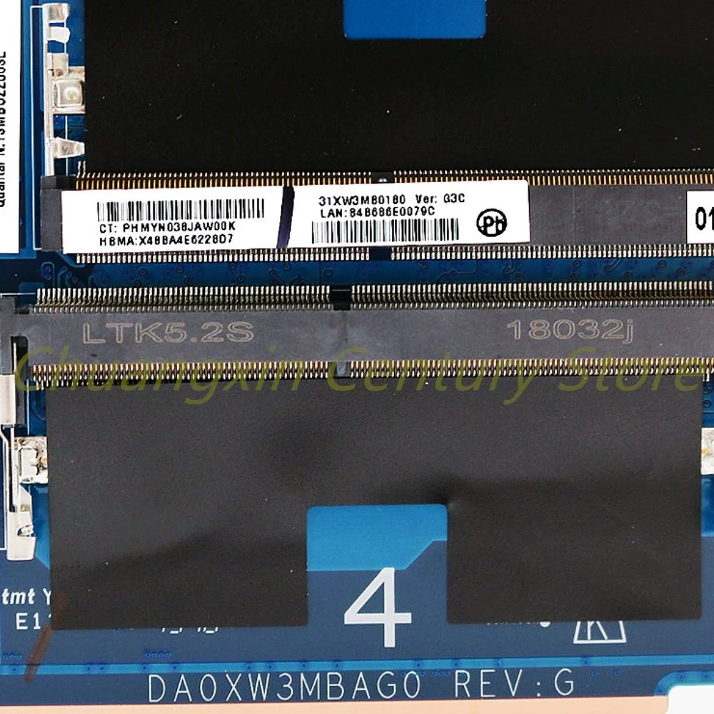 Adecuado para la placa base del ordenador portátil HP Zbook 17 G5 DA0XW3MBAG0 con CPU I5 I7-8TH 100% probado trabajo completo - imagen 3