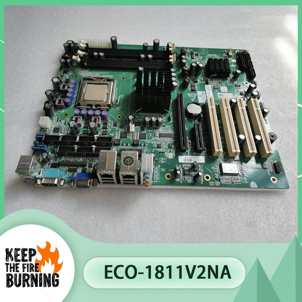 ECO-1811V2NA VER:A1.1 Placa base de computadora industrial DDR2 Puerto Ethernet dual 8 * COM - imagen 3