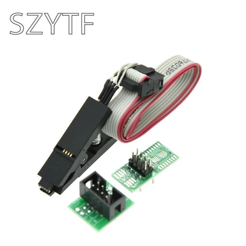 Enchufe de combustión SOP8/14/16/18/20/24/28 A DIP 150/200/208/300mil de ancho, adaptador de programador de Chip estrecho, toma de prueba de conversión IC - imagen 5