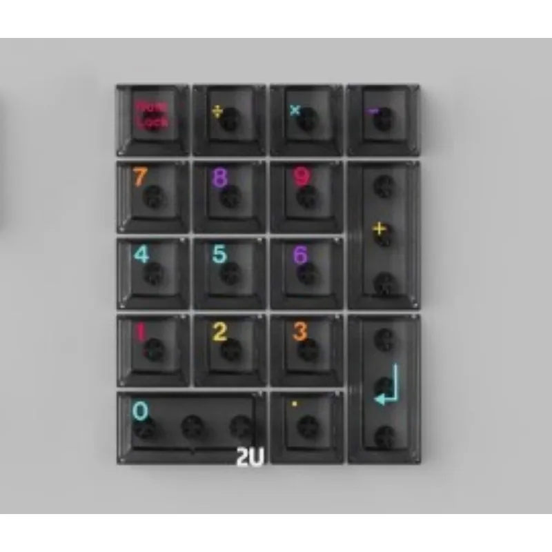 Juego de teclas con tema brumoso, perfil de cereza, PC, 136 teclas, teclas originales personalizadas hechas a mano para accesorios de teclado mecánico - imagen 4