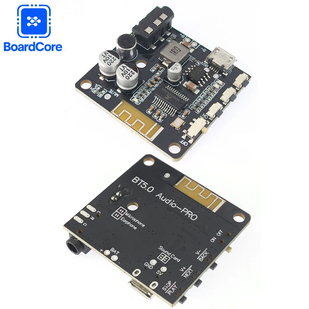 Placa receptora de Audio Bluetooth 4,1 5,0 5,0-Pro MP3 placa decodificadora sin pérdidas módulo de música estéreo inalámbrico 3,7-5V para bricolaje - imagen 4