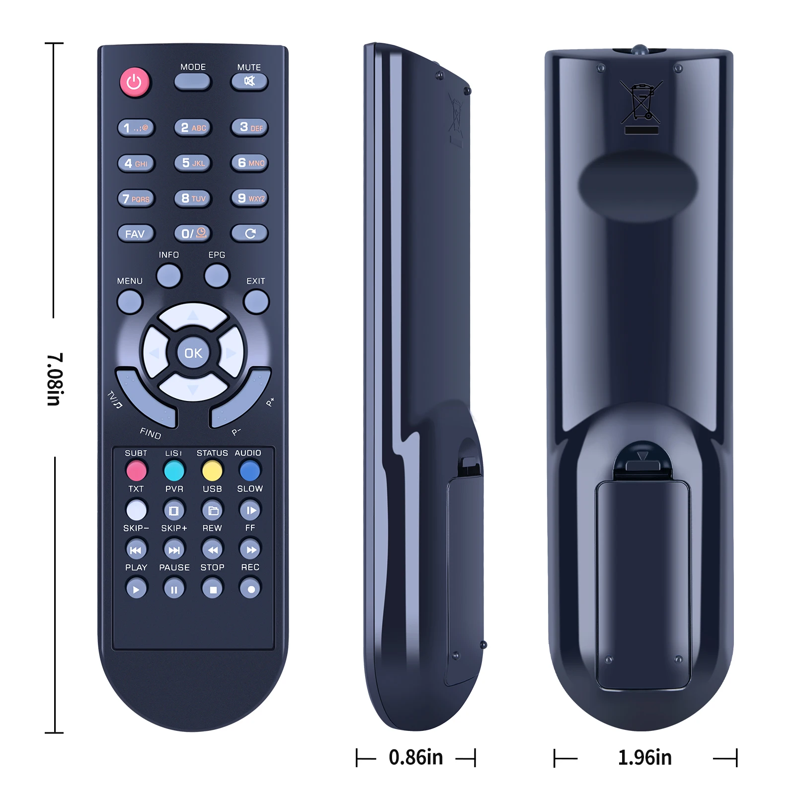 E-RCU-012 Control remoto para Opticum Orton Globo X80 X80RFX80HDMI X80 Premium - imagen 5