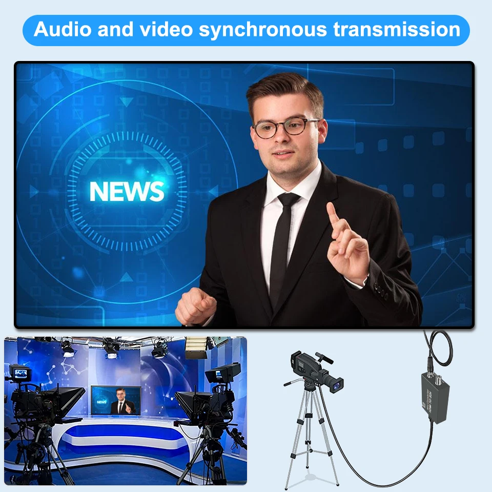 Adaptador 3G HDMI compatible con SDI, convertidor SDI, Adaptador de Audio HD-SDI/3G-SDI, BNC 1080P, convertidor DAC para Monitor HDTV - imagen 5