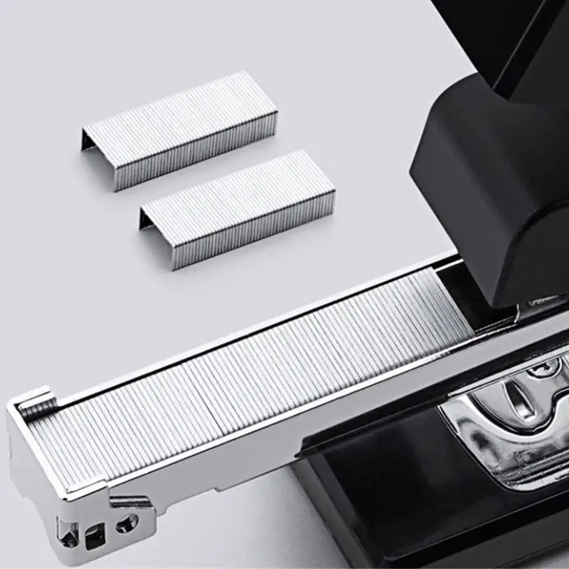 Grapadora resistencia con 1000 grapas, 50 hojas capacidad, ergonómico, ahorro trabajo, suministros para y - imagen 3