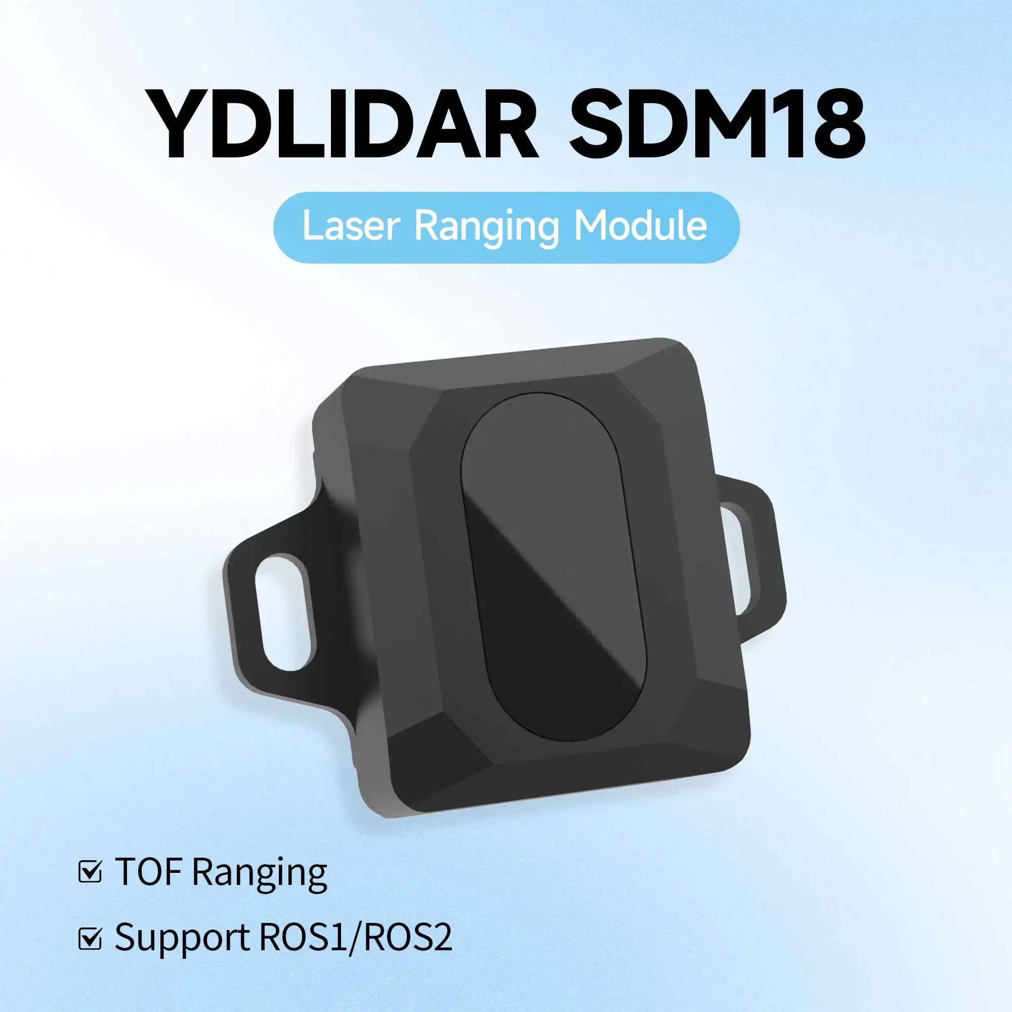 YDLIDAR SDM18 Módulo de alcance láser de alta precisión rango TOF soporte antideslumbrante ROS ROS2 Raspberry Pi Jetson robótica - imagen 2