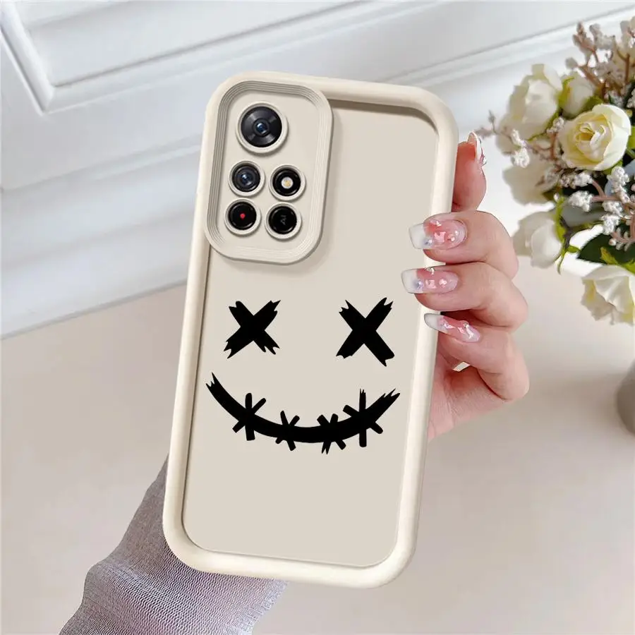 Funda de teléfono suave con diseño de diablo sonriente para Xiaomi Redmi Note 14 9 9s 13 12S 11S 11 12 13 14 Pro Plus 10 10S - imagen 3