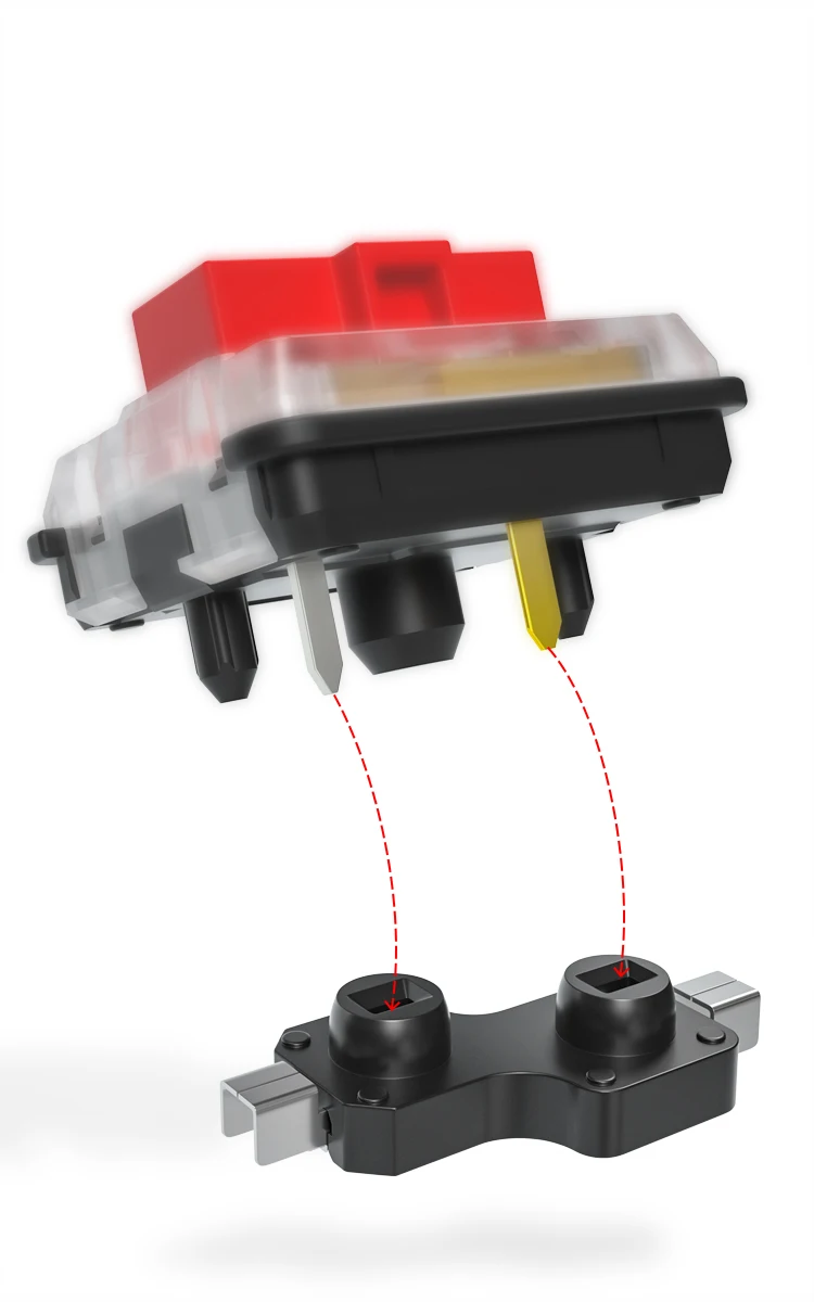 Enchufe de intercambio en caliente Kailh para interruptor de perfil bajo Kailh Choc 1350 - imagen 5