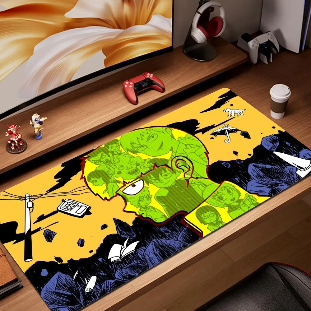 Alfombrilla De ratón grande Mob Psycho 100, accesorios para juegos, antideslizante, 600x300mm, XXL, Tappetino, 30x90