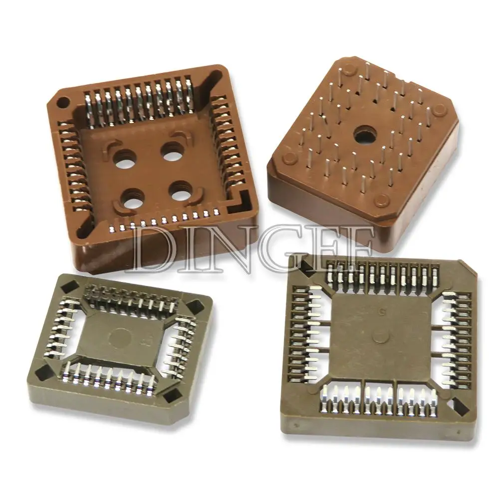 Adaptador de enchufe de 10 piezas, PLCC44, PLCC68, PLCC84, PLCC32-SMD, IC, PLCC32, 32, 44, 68, 84 pines, PLCC, convertidor de PLCC-32, SMD - imagen 4