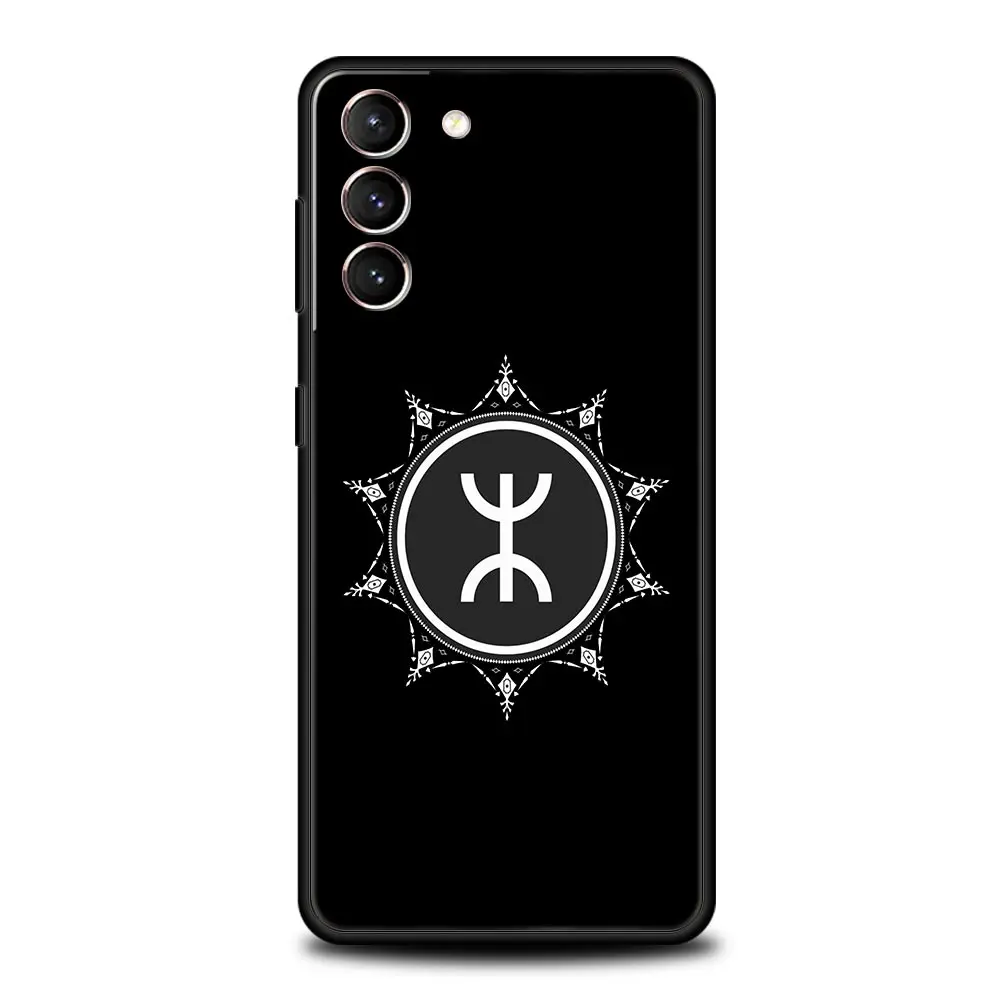 Funda de teléfono con bandera bereber amazigh para Samsung Galaxy S24 S23 S22 S20 Ultra S21 FE 5G S10 S9 Plus S10E S8 funda de silicona suave - imagen 4
