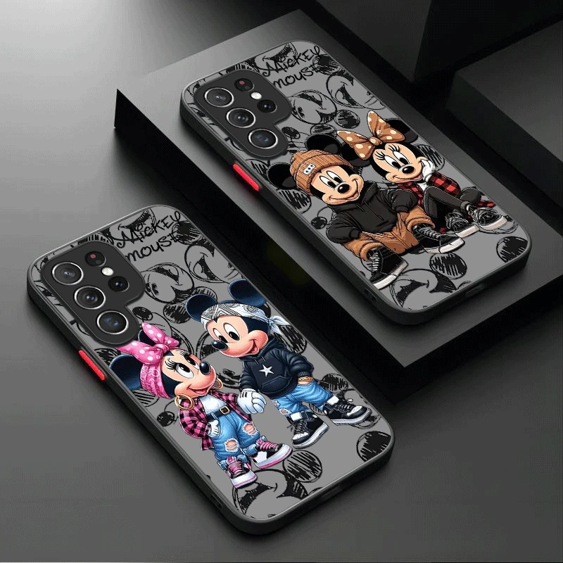 Funda mate de Minnie Mickey de Disney para Samsung Galaxy S25 S23 S24 Ultra S22 S21 Plus FE A56 A36 A26 A16 A06 A15 A25 A35 A55 5G - imagen 2