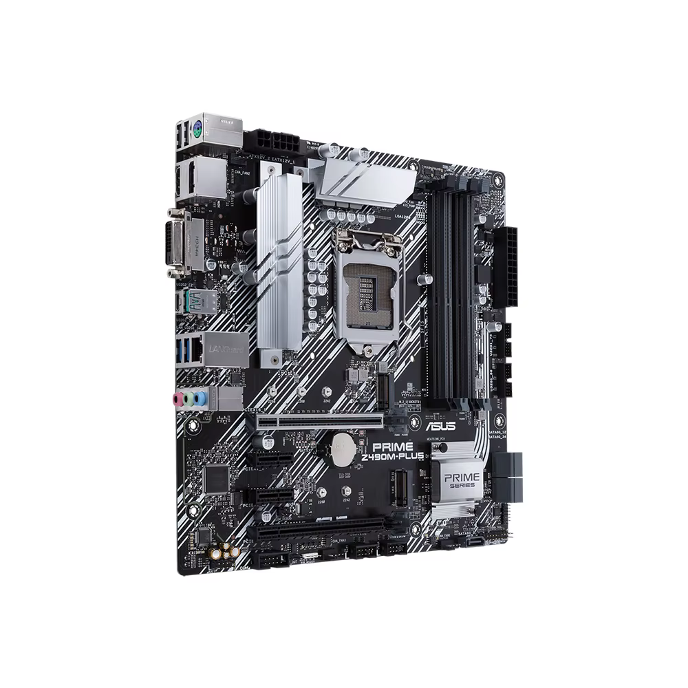 Placa base ASUS PRIME Z490M-PLUS intel Z490 LGA 1200 DDR4 128GB M.2 compatible con cpu i9-10900K i5-10500T i3-10100 i7-10700 - imagen 3
