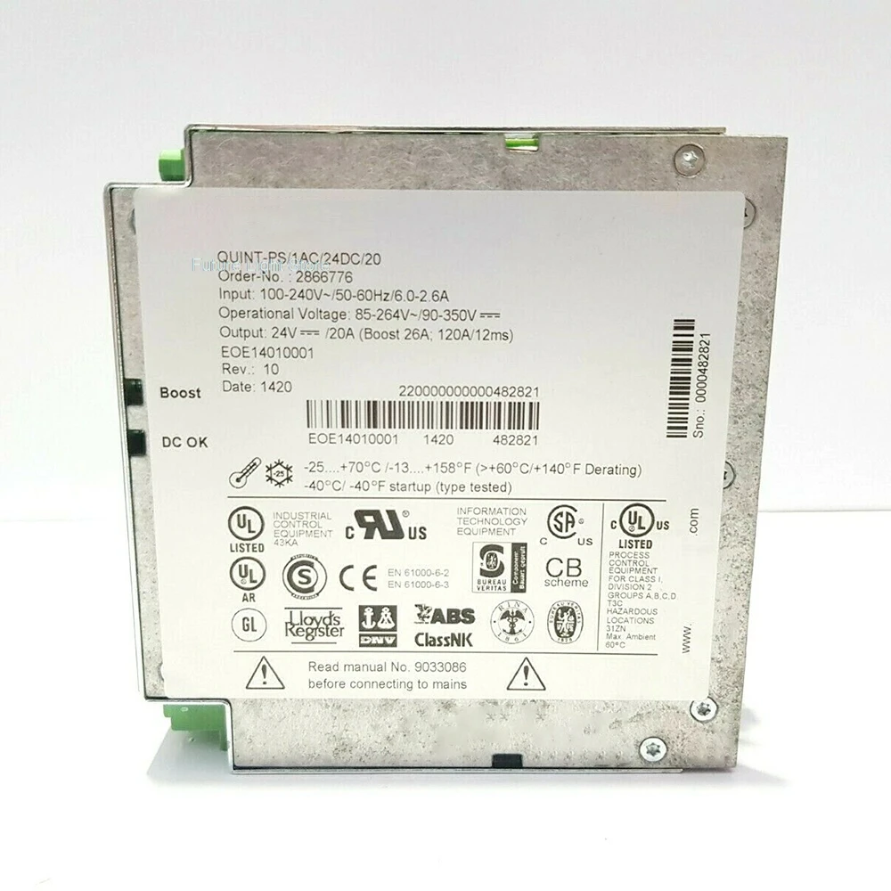 Fuente de alimentación conmutada en riel QUINT-PS/1AC/24DC/20 2866776 24 V CC / 20 A - imagen 5