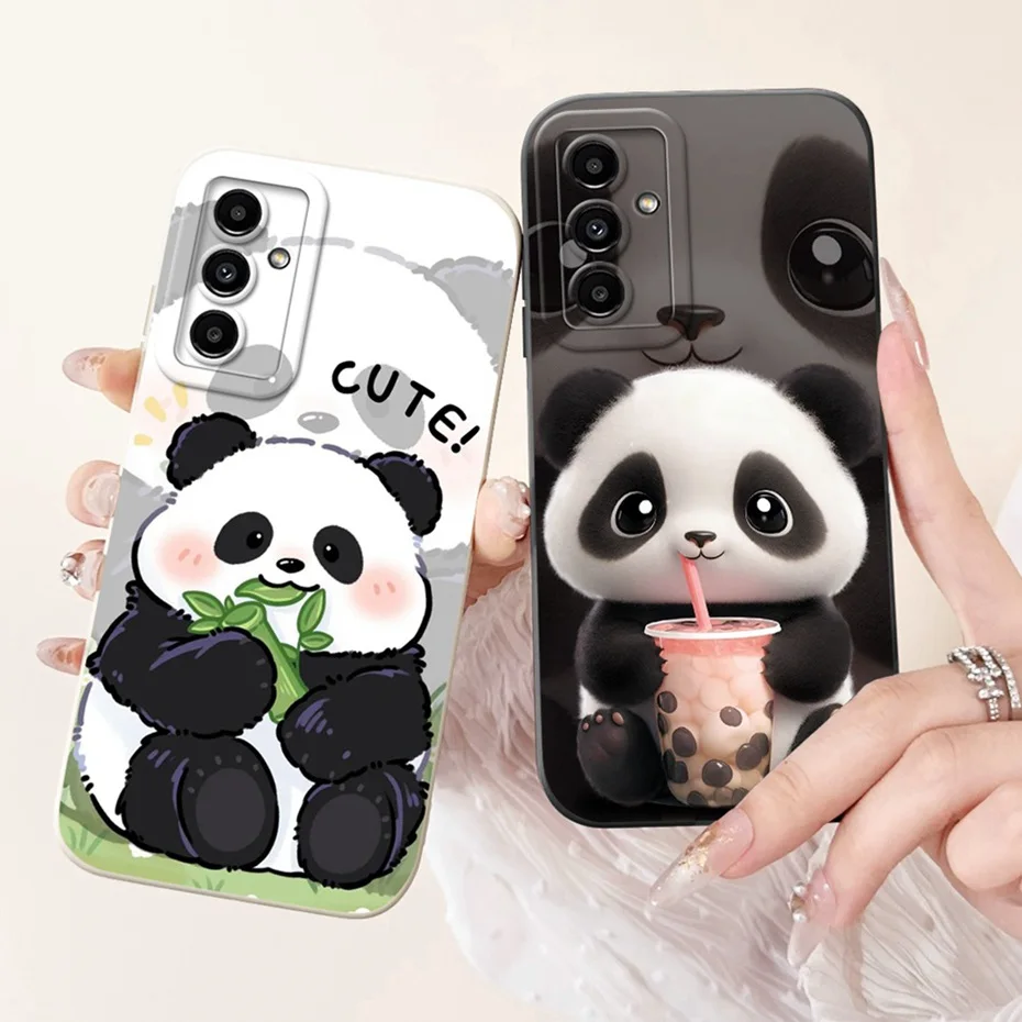 Funda protectora de lente para Samsung Galaxy F15 M15 5G, funda trasera de silicona suave con dibujos animados bonitos para Samsung M15 F15, fundas para teléfono - imagen 2