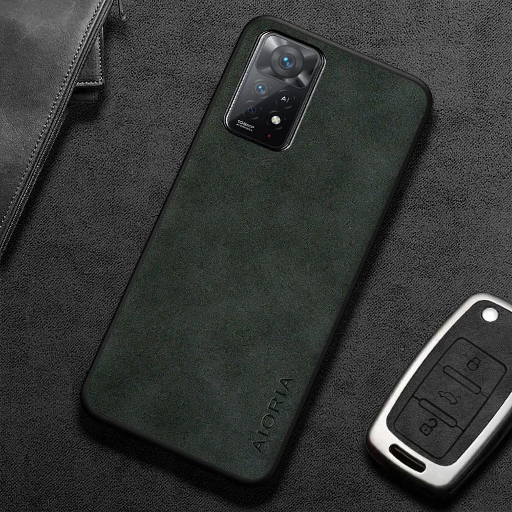 Para Xiaomi Redmi Note 11 Pro 11S funda Capa nueva moda Premium PU Funda de teléfono de cuero para redmi note 11s coque funda - imagen 3