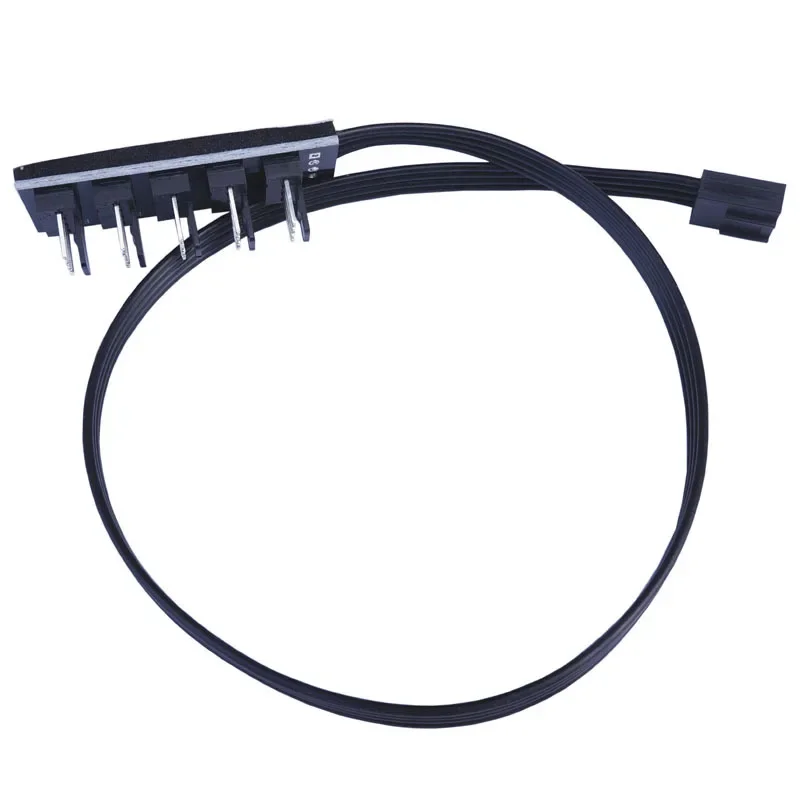 Ventilador Molex TX4 PWM de 40cm, 1 a 5, 4 pines, concentrador de CPU, caja de PC, refrigerador, Cable de extensión de potencia, controlador adaptador divisor - imagen 2